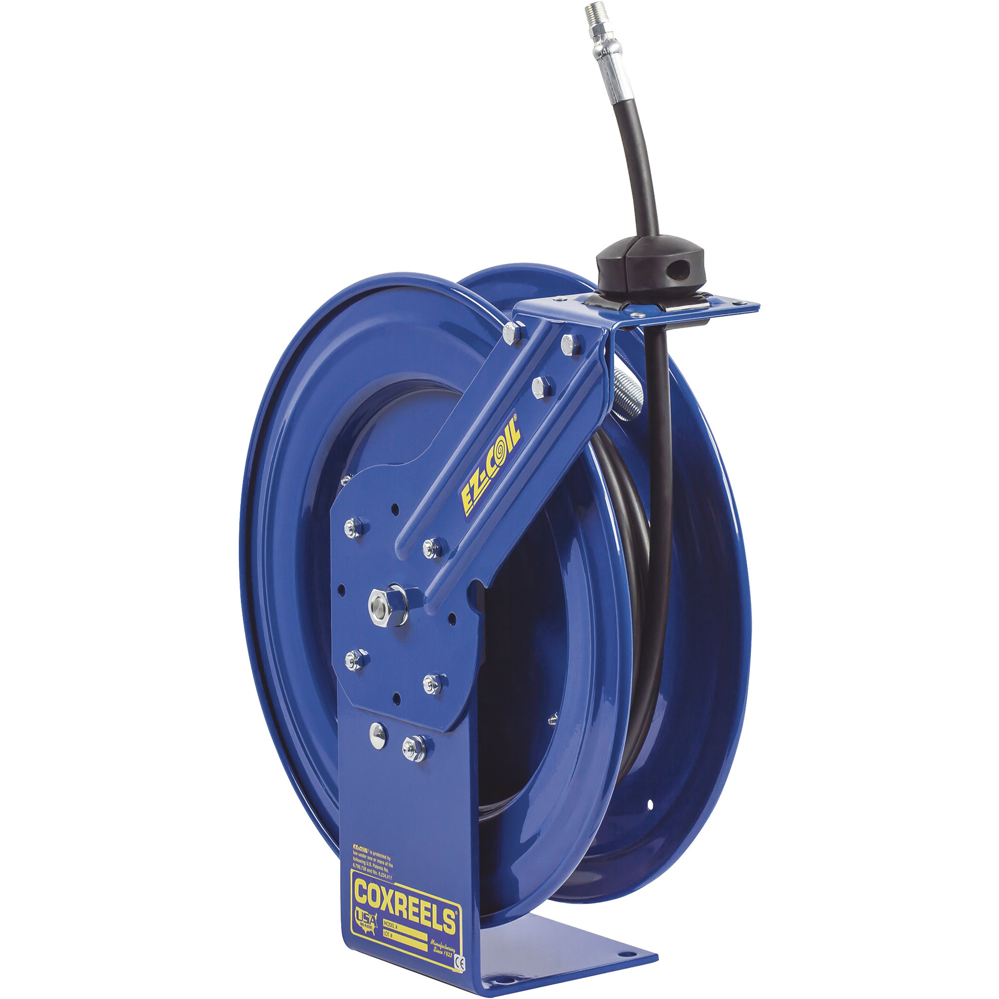 Coxreels Retractable Hose Reel, 3/8in. x 25ft. Hose, 4000 PSI, Model# EZ-PHP-325